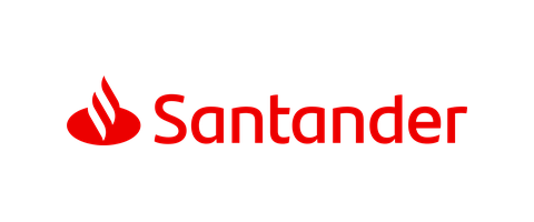 Santander logo, one of the brands CJ Creates has worked with